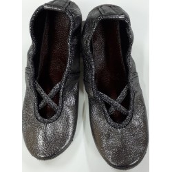 Чешки из натуральной кожи без декора арт.330